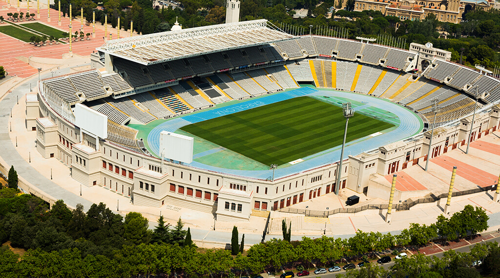 aerial-view-olimpic-stadium-barcelona-spain